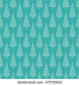 seamless elegance abstract christmas tree background.