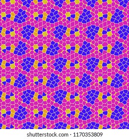 Seamless elegant abstract background multicolored grid mosaic.