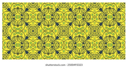 seamless elegant background design pattern for kitenge, textiles, tiles, wallpaper, and more