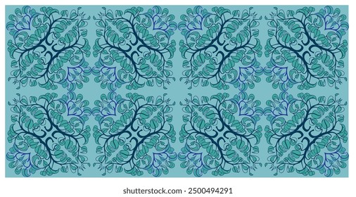 seamless elegant background design pattern for kitenge, textiles, tiles, wallpaper, and more