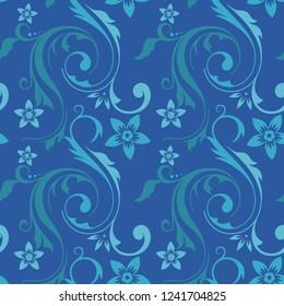 seamless elegant floral pattern for wallpaper