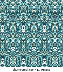 Seamless elegant floral pattern-model for design of gift packs, patterns fabric, wallpaper, web sites, etc.