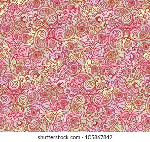 Seamless elegant lace pattern-model for design of gift packs, patterns fabric, wallpaper, web sites, etc.