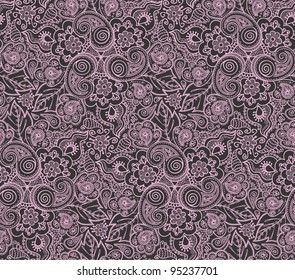 Seamless elegant lace pattern-model for design of gift packs, patterns fabric, wallpaper, web sites, etc.