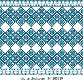 Seamless elegant Oriental background. Oriental and ethnic art theme. Ceramic tiles. 