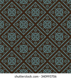 Seamless elegant Ornamental pattern.Ceramic tiles. Orient traditional ornament. Oriental and ethnic art theme.