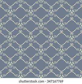 Seamless elegant Ornamental pattern.Ceramic tiles. Orient traditional ornament. Oriental and ethnic art theme.