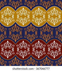 Seamless elegant Ornamental pattern.Ceramic tiles. Orient traditional ornament. Oriental and ethnic art theme.