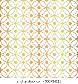 Seamless elegant pattern. Golden pattern. Abstract pattern.