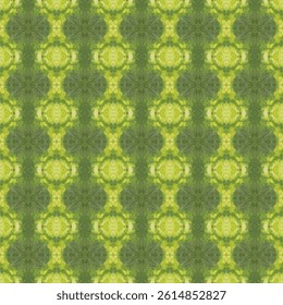 Seamless ellipse design using light green tones on a dark background creates a natural and refreshing atmosphere. Vertical lines create a sense of stability, suitable for luxurious and unique places.