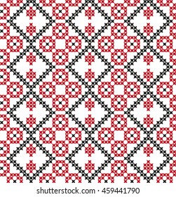 seamless embroidered national ornament