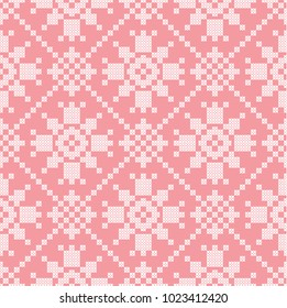 seamless embroidered national ornament vector