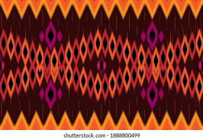 Seamless embroidery pattern Line up. Patchwork ornament. EP3.Used to decorate on containers, book covers, textiles, or other craft