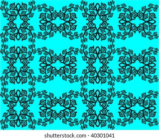 Seamless embroidery. Vector illustration.