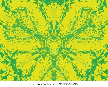 Seamless emerald kaleidoscope background for design template, presentation template, and wallpaper