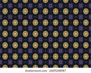 Seamless Endless Art Tile Template Textile Digital Decoration Shape Fashion Symmetric Visual Wallpaper Interior Design Geometric Fabric Background Luxury Perspective Cloth Texture Graphic Pattern.
