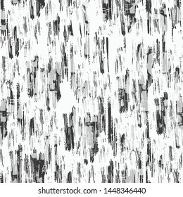Seamless Endless Distressed Monochrome Wall Texture Vector Pattern