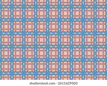Seamless Endless Fabric Luxury Graphic Perspective Texture Geometric Design Template Wallpaper Textile Symmetric Fashion Decoration Background Shape Tile Interior Visual Digital Art Cloth Pattern.