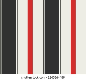 Seamless Endless Hand Drawn Stripes Strokes Lines Geometric Vector Pattern