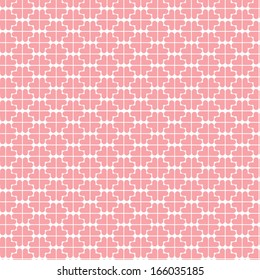 Seamless endless pattern background, hearts, flower, pink
