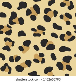 Seamless Endless Pattern Jaguar Texture Leopard Stock Vector (Royalty ...