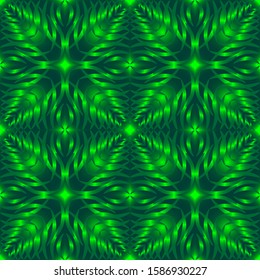Seamless endless repeating multicolored bright ornament of different colors