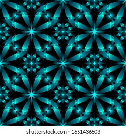 Un interminable adorno de colores verdes