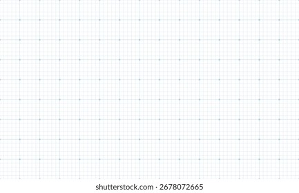 Papel gráfico de ingeniería sin costuras con cuadrícula de puntos azules y líneas finas, perfecto para dibujos técnicos, dibujos y proyectos de diseño arquitectónico.