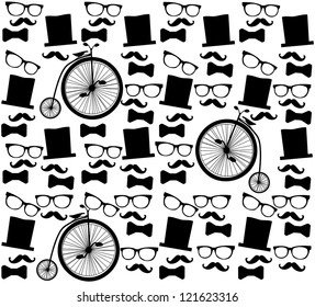 Seamless English man background
