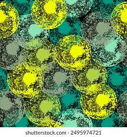 Seamless eps10 vector pattern background texture made of colorful soap bubbles bubble hand drawn watercolor seamless pattern