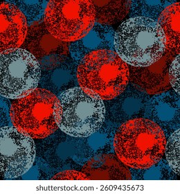 Seamless eps10 vector pattern background texture made of colorful soap bubbles  Pastel Seamless Watercolor Rounds Pattern. 