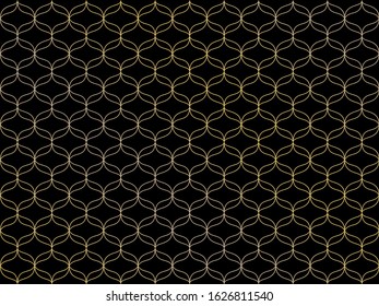 seamless Ethereal pattern on the isolated background