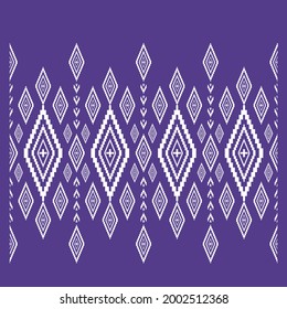 Seamless ethic fabric pattern design 