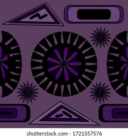 Seamless ethnic background folk african endless pattern