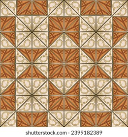 Seamless ethnic background hand-drawn. Texture for printing on fabric, wallpaper, posters, website design