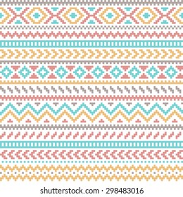 Seamless ethnic background pattern. Perfect for fabric, textile, greetings cards, wedding invitations, printing on t-shirts