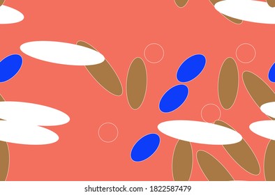 Seamless Ethnic Colored Modern Design For Fabric, Textile Print Vector Illustration