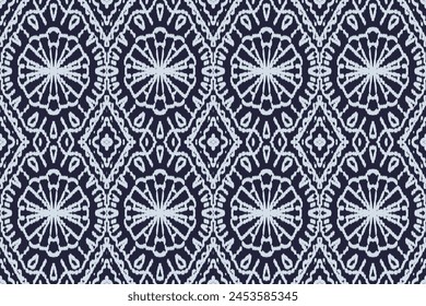 Seamless ethnic design, ikat art. beautiful hand drawn Design for textile and printingEthnic pattern.beautiful pattern. folk embroidery,bohemian style,aztec geometric art	