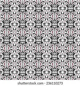 Seamless ethnic floral pattern. Decor for your design. Oriental style