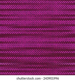 Seamless Ethnic Geometric Knitted Pattern. Style Red Blue Orange Brown Yellow Background