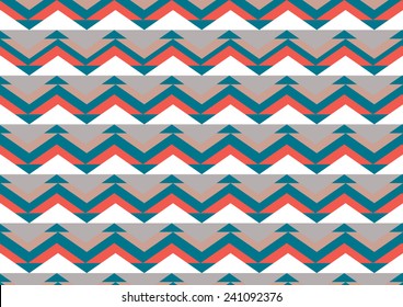 Seamless Ethnic geometric pattern design for background or wallpaper. vector illustration
