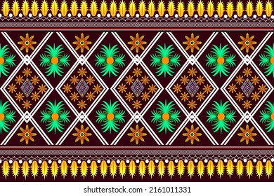 Seamless ethnic geometric pattern. Designed for backgrounds, carpets, wallpaper, clothing, batik, fabrics and coloring books.