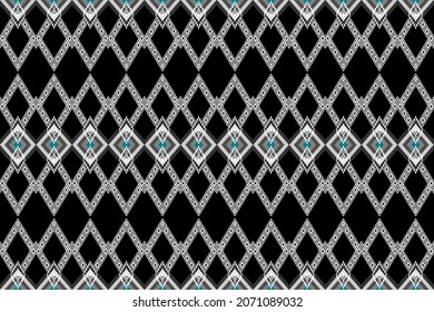 seamless  ethnic geometric traditional pattern design for background or wallpaper design for fabric,  carpet ,wallpaper, clothing, wrapping, fabric