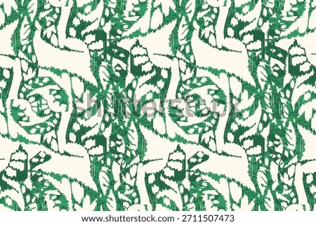 Seamless ethnic Ikat pattern in tribal, folk embroidery, and Mexican style Aztec geometry for Graphic Arts, Carpet Design, Wallpaper, Wrapping, and Clothing.