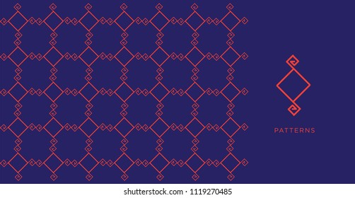 Seamless ethnic indian pattern. For interior, card, cover, cloth, textile, fabric, batic, silk.