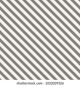 Seamless ethnic lines pattern. Black and white geometric pattern. Vector print for your design.