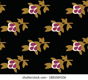 seamless ethnic motif ditsy pattern
