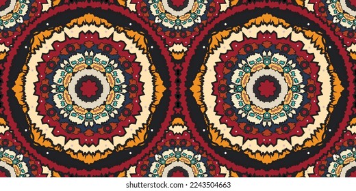 Seamless ethnic oriental ikat pattern,fabric,embroidery.Mexican pattern.decorative colored tiles.latin african.indian fabric.Pekalongan.Wax Print.beautiful motifs.batik.ceramic tile.tile.ikat.vector