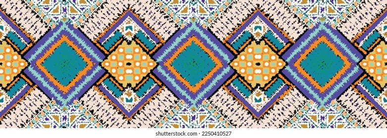 Seamless ethnic oriental ikat pattern,fabric,embroidery.Mexican pattern.decorative colored tiles.latin african.indian fabric.Pekalongan.Wax Print.beautiful motifs.batik.ceramic tile.tile.ikat.vector