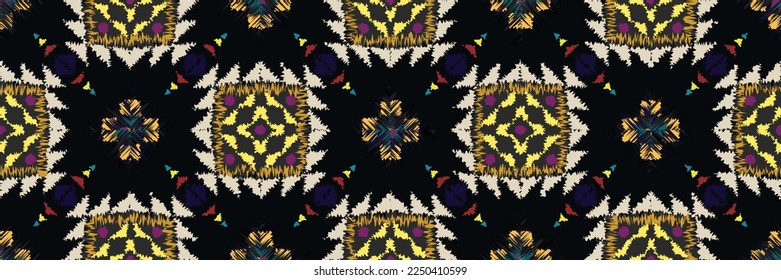 Seamless ethnic oriental ikat pattern,fabric,embroidery.Mexican pattern.decorative colored tiles.latin african.indian fabric.Pekalongan.Wax Print.beautiful motifs.batik.ceramic tile.tile.ikat.vector